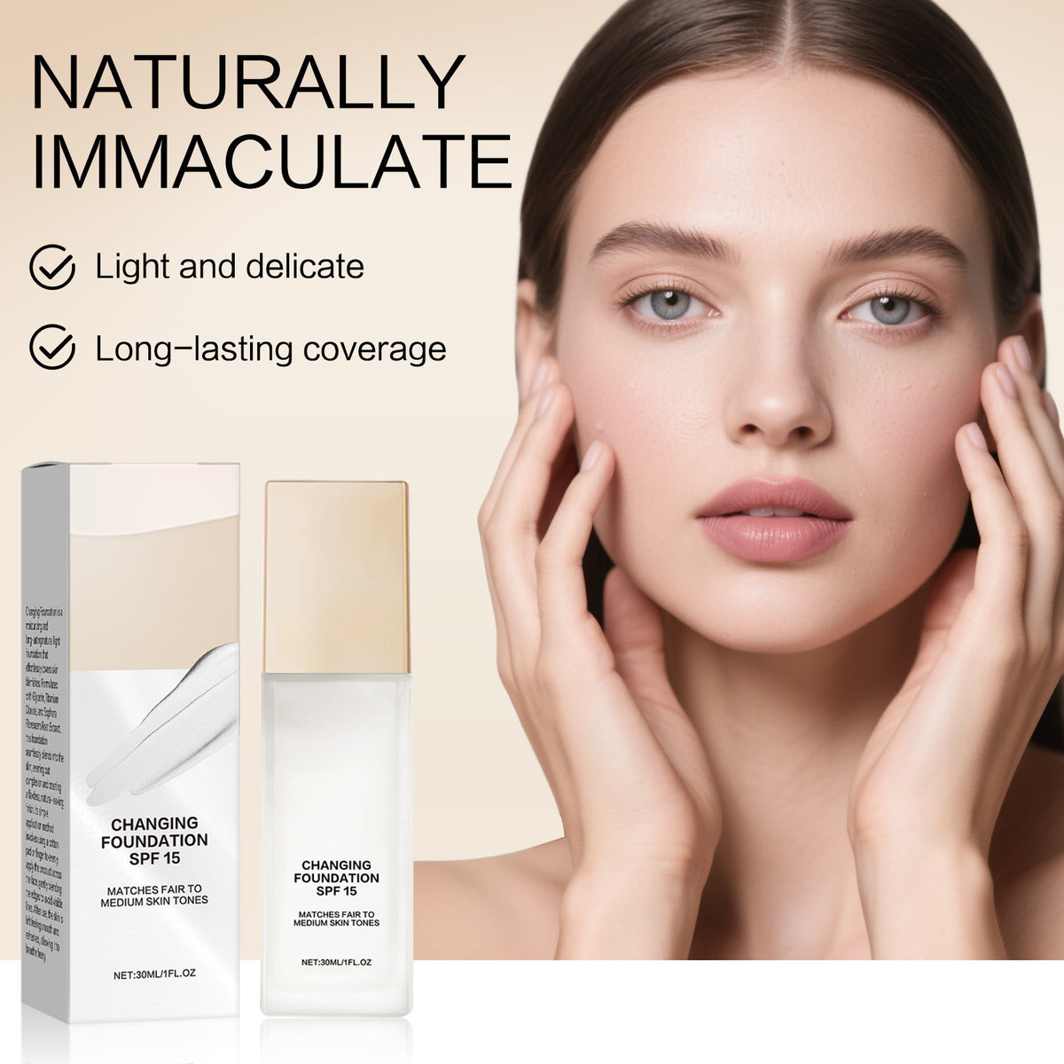 Lightweight Hydrating Oil Control Concealer And Moisturizer Spacer Fluid Liquid Foundation