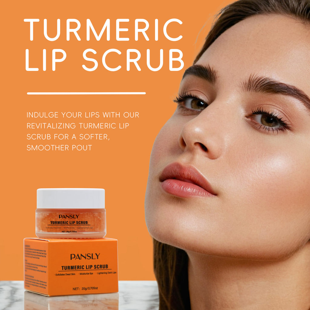 Pansly Turmeric Lip Scrub Cream Nourishing Moisturizing