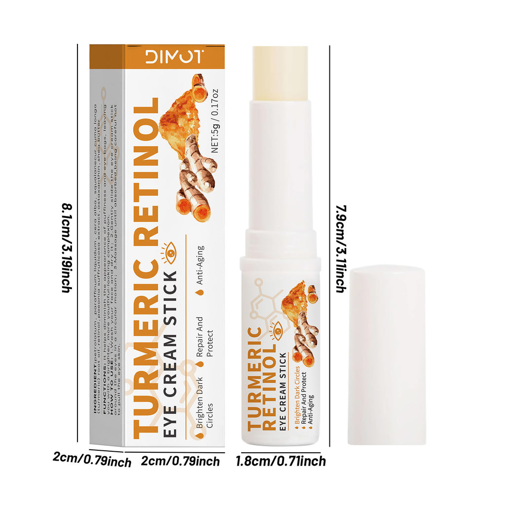 Demot Fade Dark Circles Turmeric Eye Cream Stick 5g