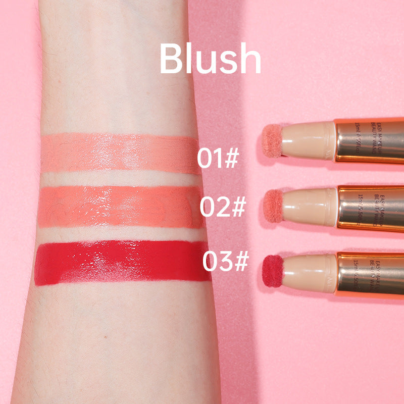 Makeup wand Highlight Nourishing Brightening Thin And Glittering Liquid Blush Stick