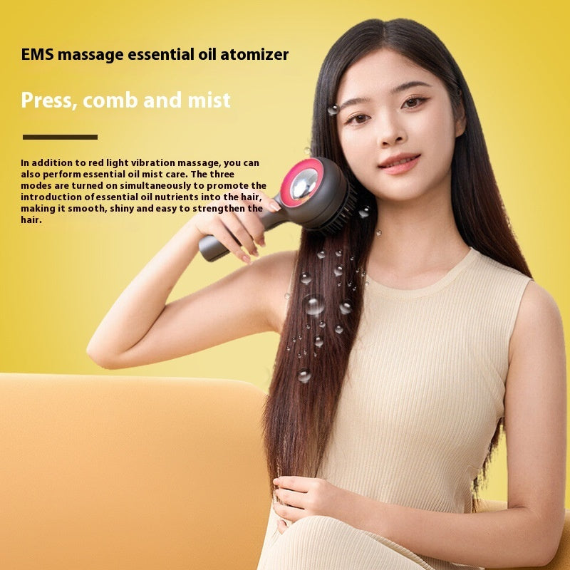 EMS Scalp Care Atomization Electric Massage Comb