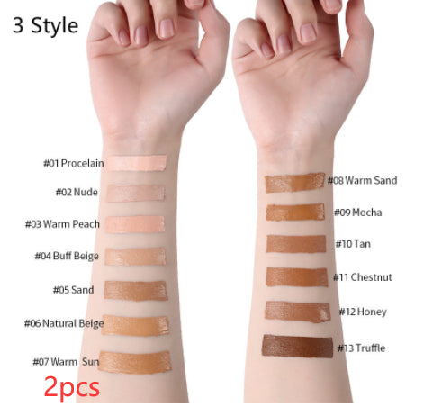 Langmanni Makeup Liquid Foundation Oil Control Concealer