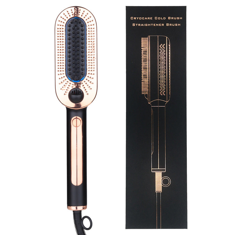 CryoCare Ladies Ice Anion Blue Light Comb Straight Hair
