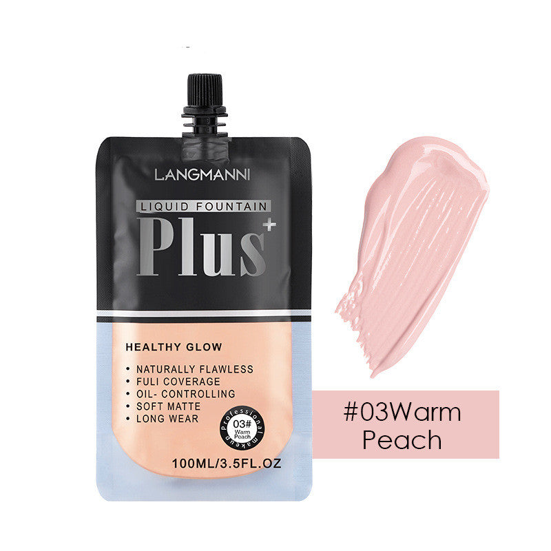 Langmanni Bag Liquid Foundation Oil Control Long-lasting Concealer And Brightening