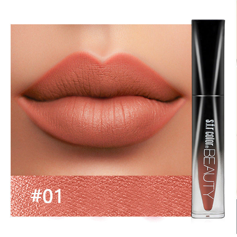 S. T. R Ladies Fashion 6 Colors Non-Fading Non-stick Cup Lip Gloss