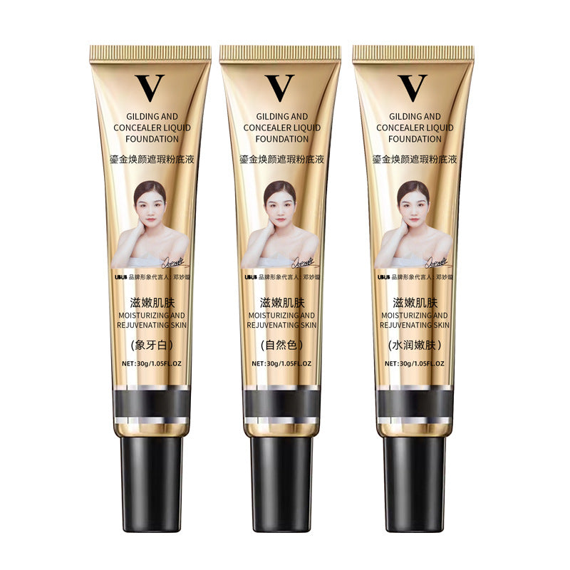 V Isolation Moisturizing Gilt Concealer Liquid Foundation