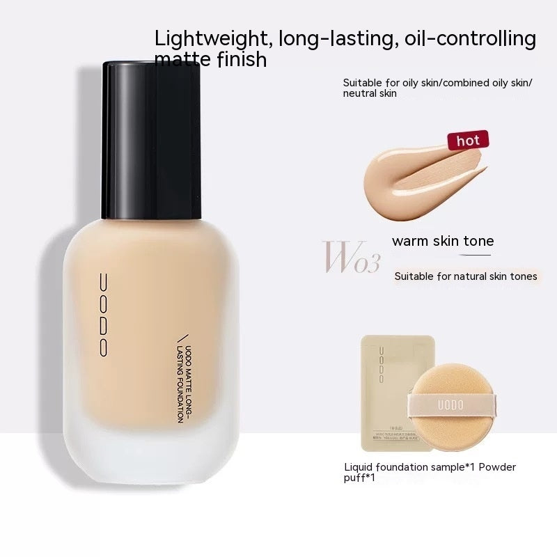 UODO Liquid Foundation Long-lasting Moisturizing Concealer Cream Foundation Moisturizing