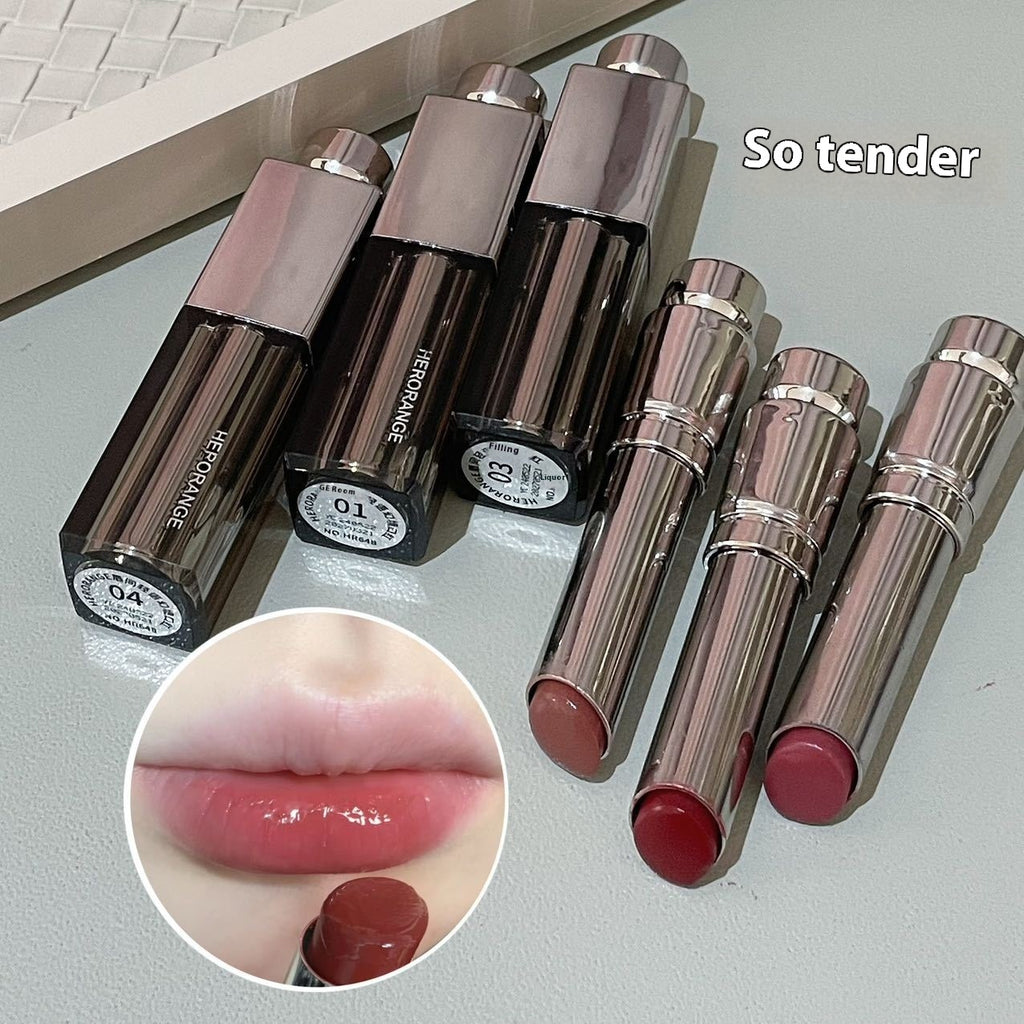 HeroRange Lip Light Words Fantasy Lipstick Clear Moisturizing Water Light Mirror
