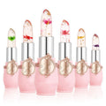 Emaymei Jelly Flower Lipstick Color Changing Lip Gloss Moistening Temperature Crystal Pomade Transparent Lip Color Balm Makeup Cosm