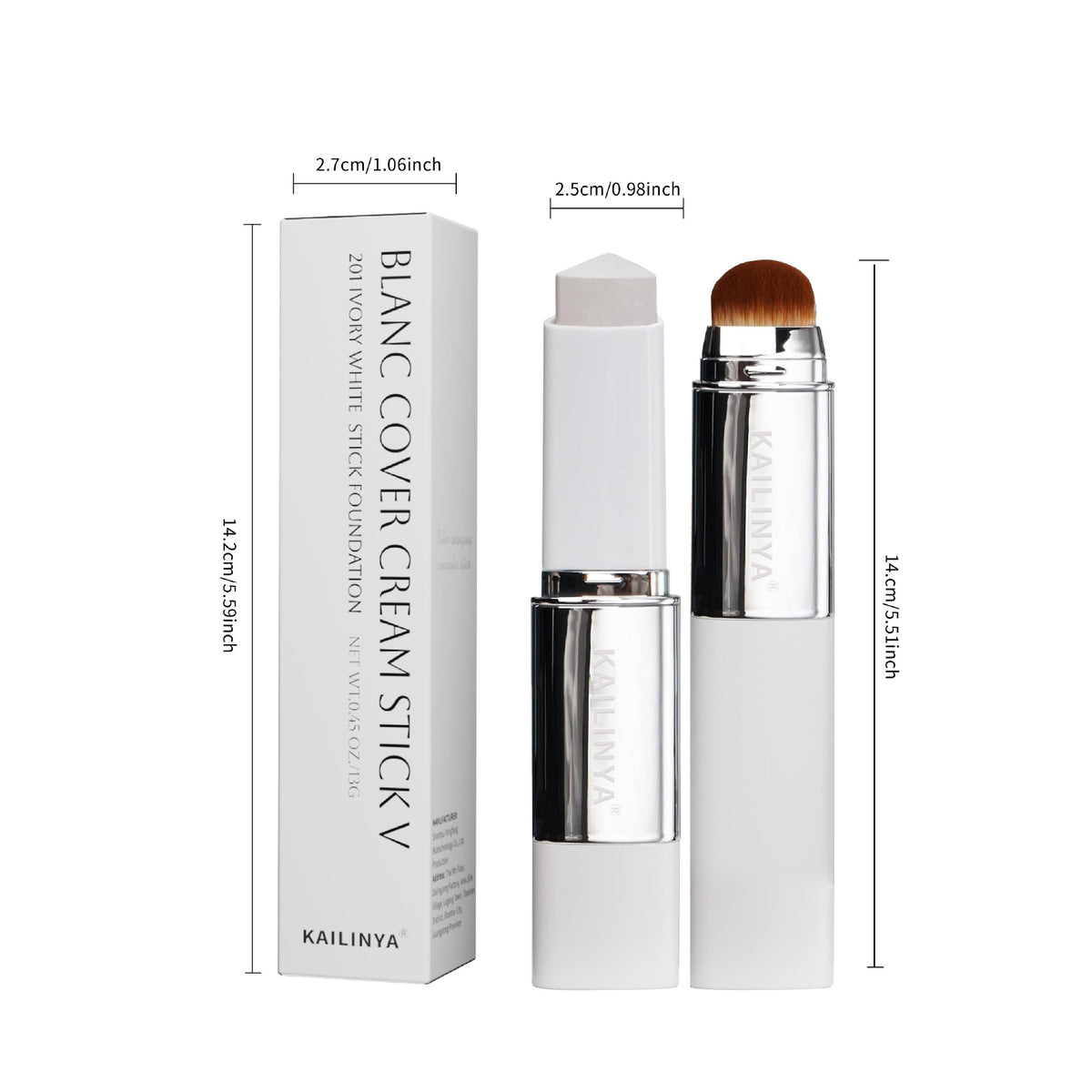 Kailinya Long-lasting, Smudge-proof Waterproof And Sweat-proof Concealing Foundation Stick
