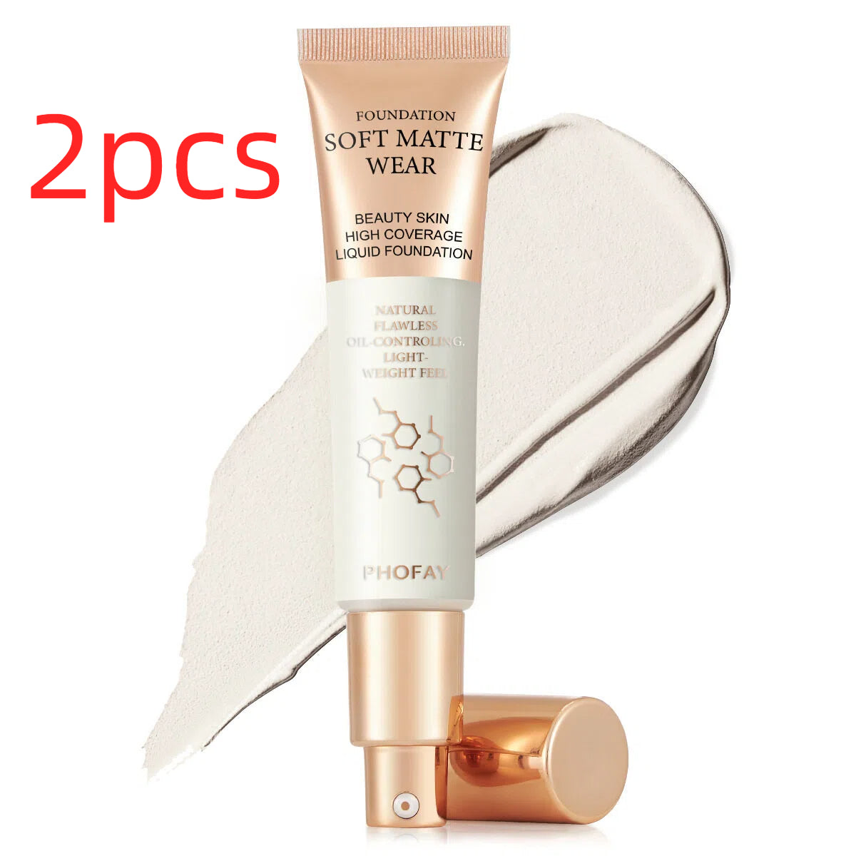 Phofay Long-lasting Concealer Foundation For Oily Skin That Doesn't Cake
