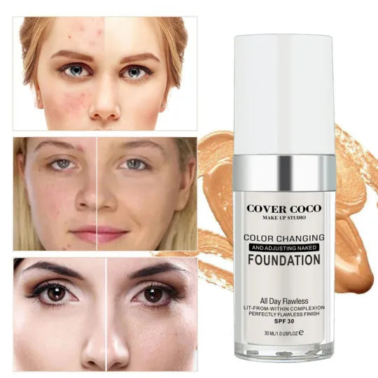 Cover Coco Concealing Foundation Temperature Change Skin Color