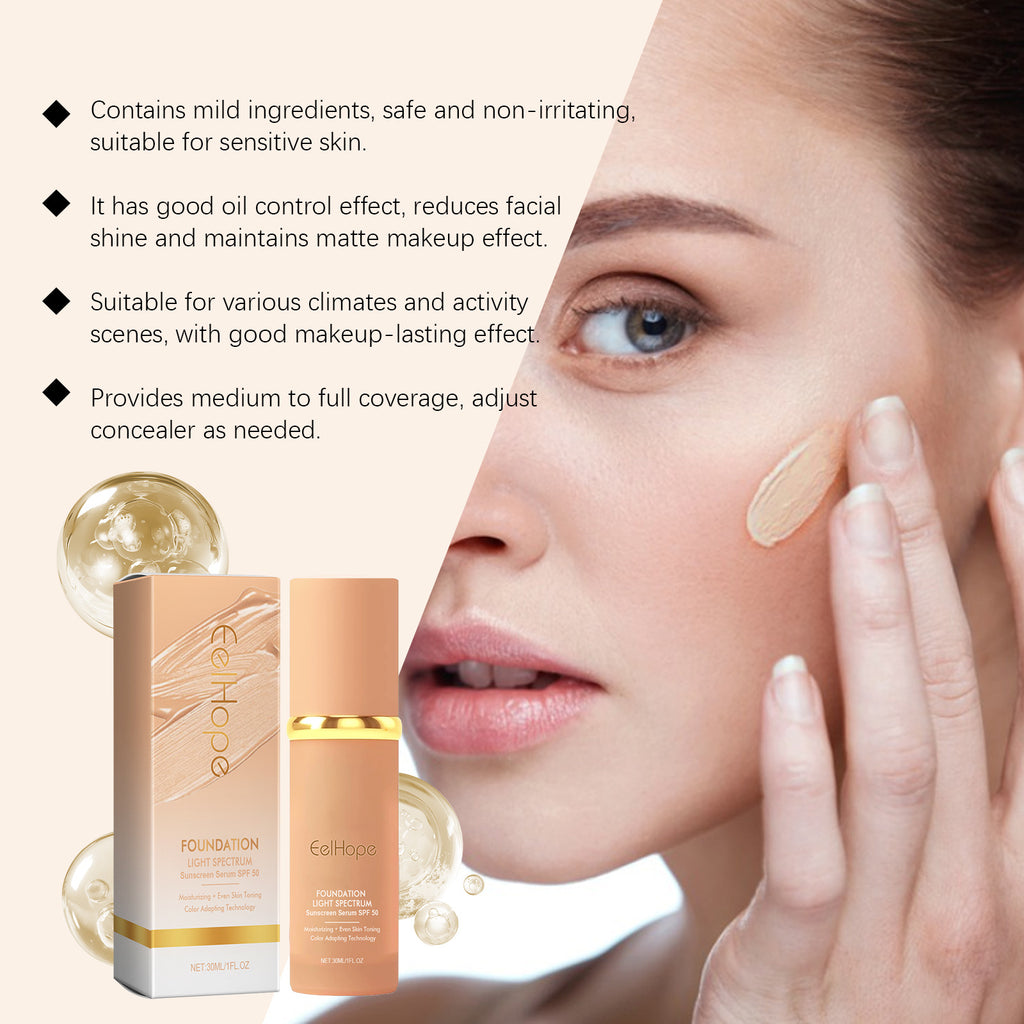Eelhope Temperature Change Liquid Foundation Natural Light And Thin Concealer And Moisturizer