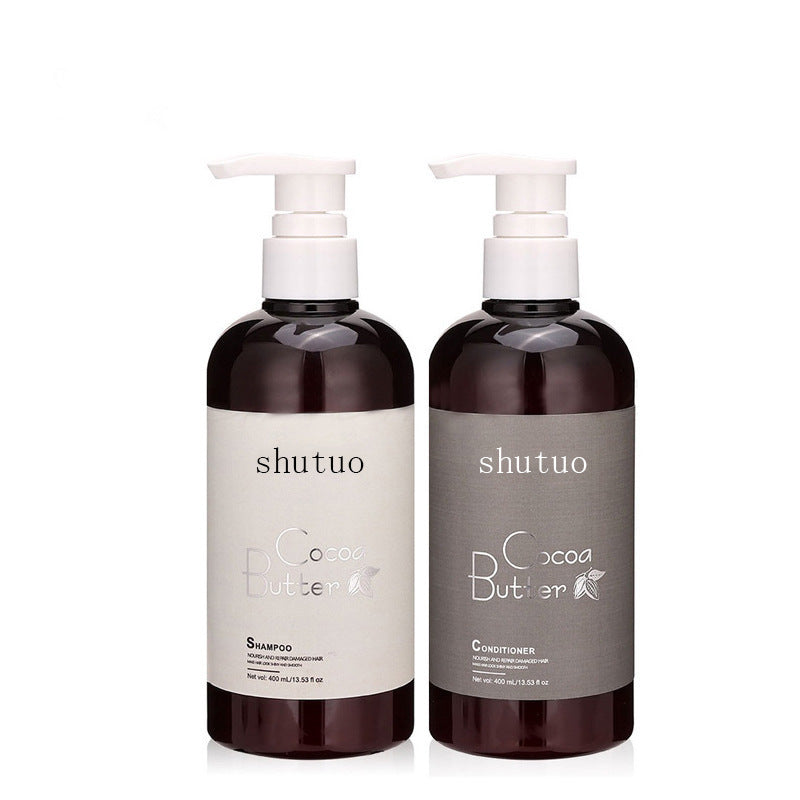 Shutuo Cocoa Butter Shampoo Hair Conditioner Anti-dandruff Soft