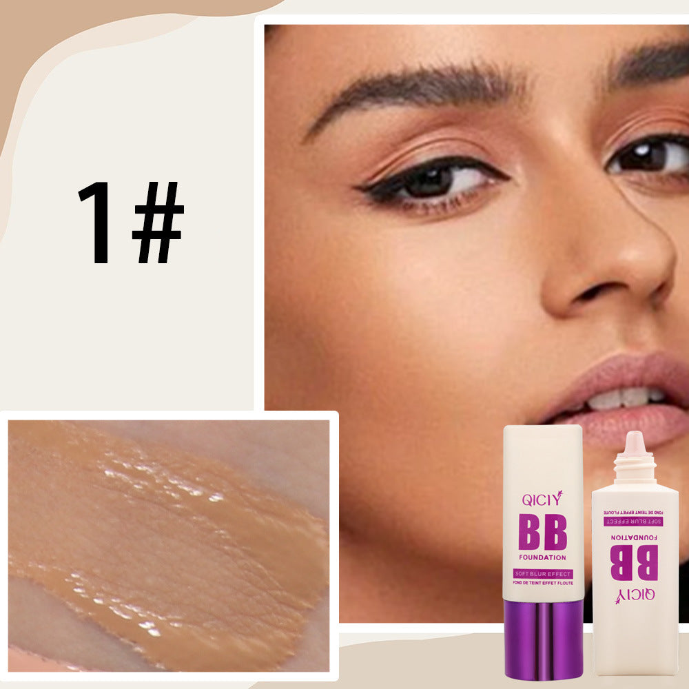 Qiciy Feeding Bottle Liquid Foundation Concealer Brightening Nourishing