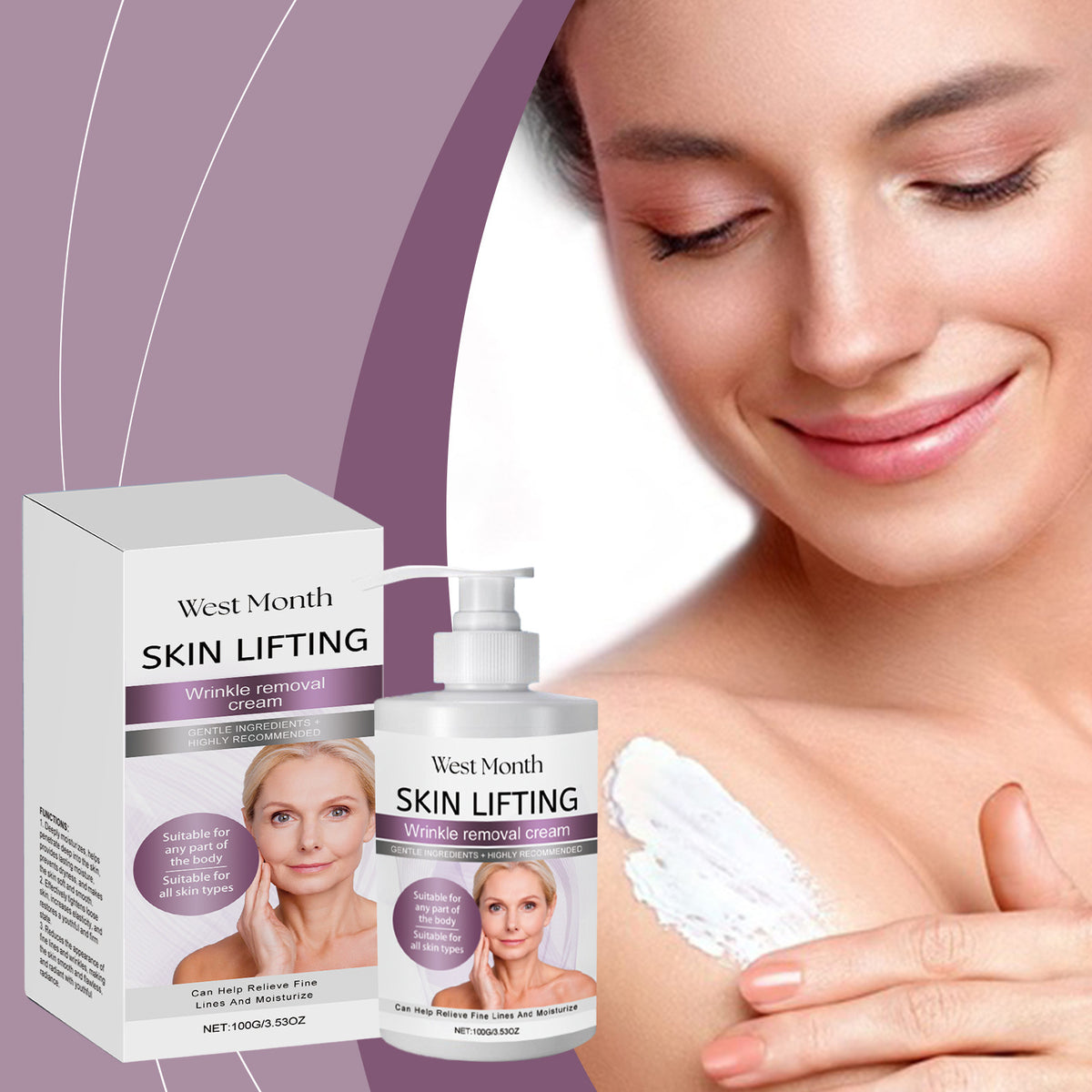 West Month Moisturizing Body Cream Gentle Moisturizing Skin