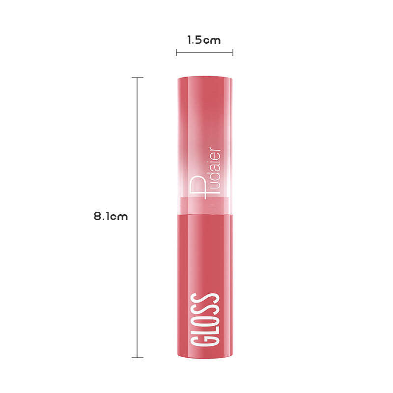 Pudaier Mirror Water Light Lipstick Lip Balm Matte Shimmer