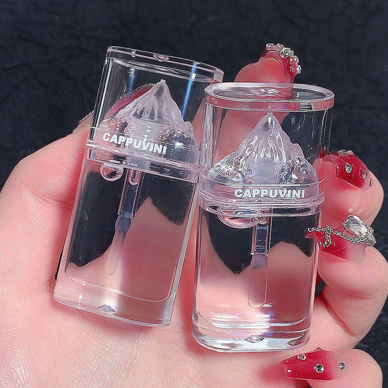 Cappuvini Iceberg Lip Gloss Balm Glass Clear Oil