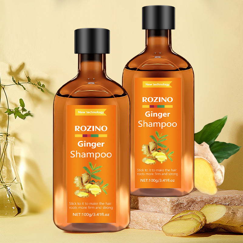 Rozino English Ginger Shampoo Anti-itching Refreshing Oil Control Anti-dandruff And Hair Fixation