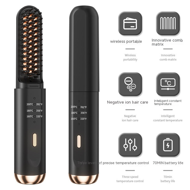 Seiko Wireless Negative Ion Straight Hair Comb