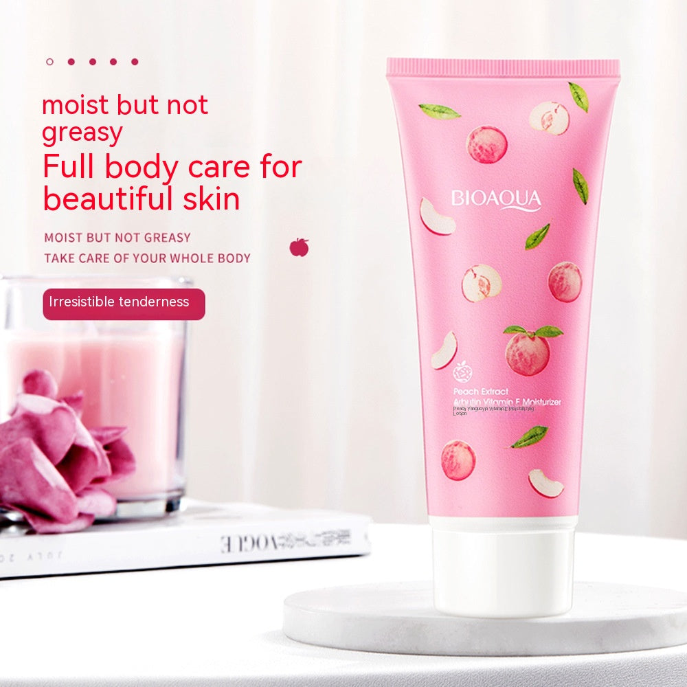 Bioaqua Peach Lactic Acid Bacteria Vitamin E Body Lotion Moisturizing Mild Body Lotion