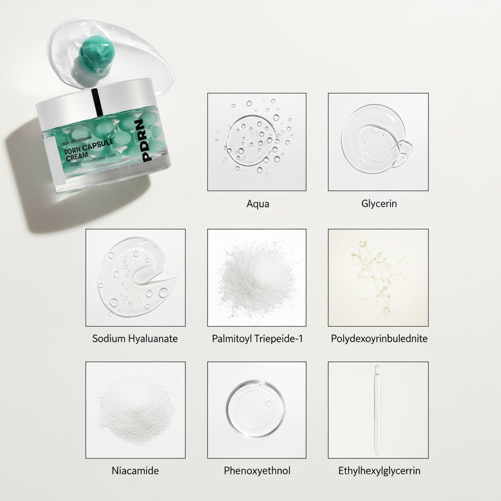 PDRN Cream Formulated Exclusively For Seaweed Green Capsules