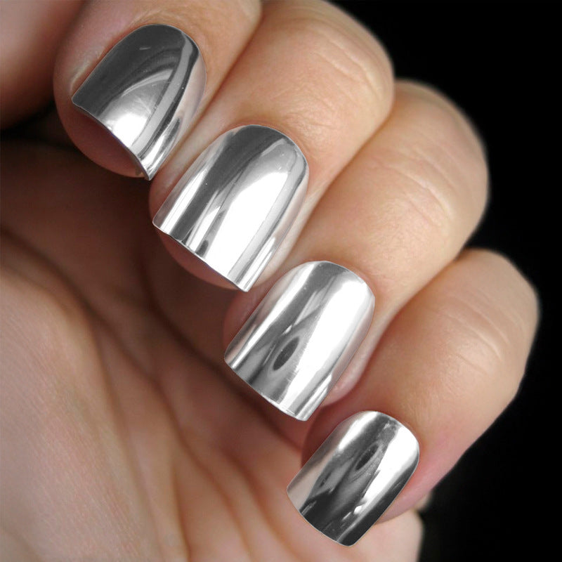 Nail Stickers Multi-color Mirror Metal Texture