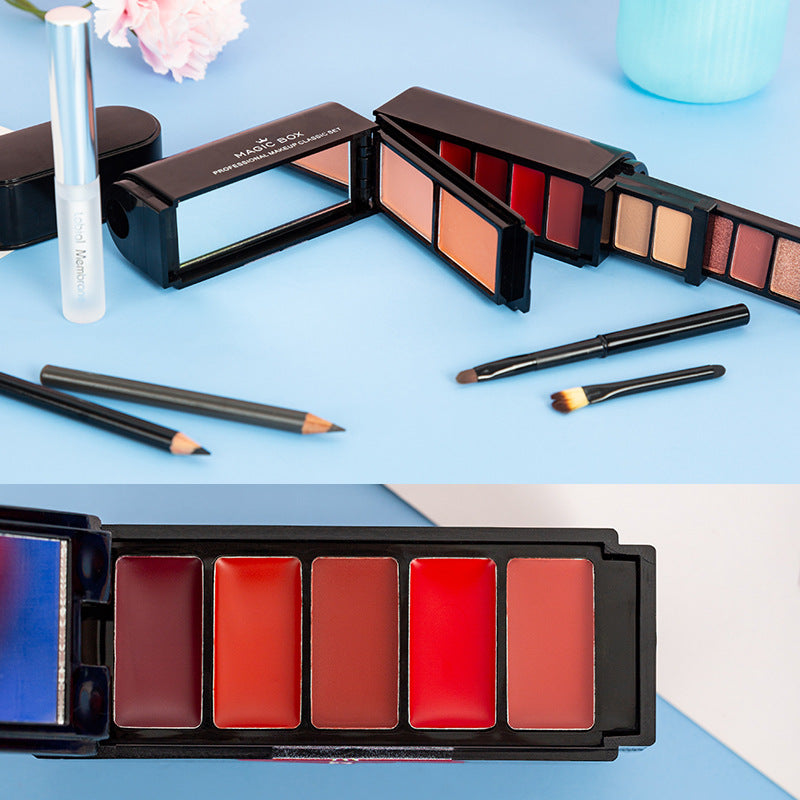 Tosela Beauty Kit Eye Shadow Blush Lipstick Kit