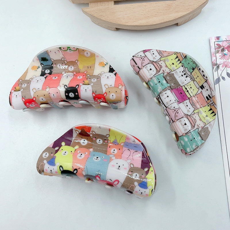 Manufacturers Supply Cute Cartoon Grip 82cm 2p Hair Clips Hair Accessories
