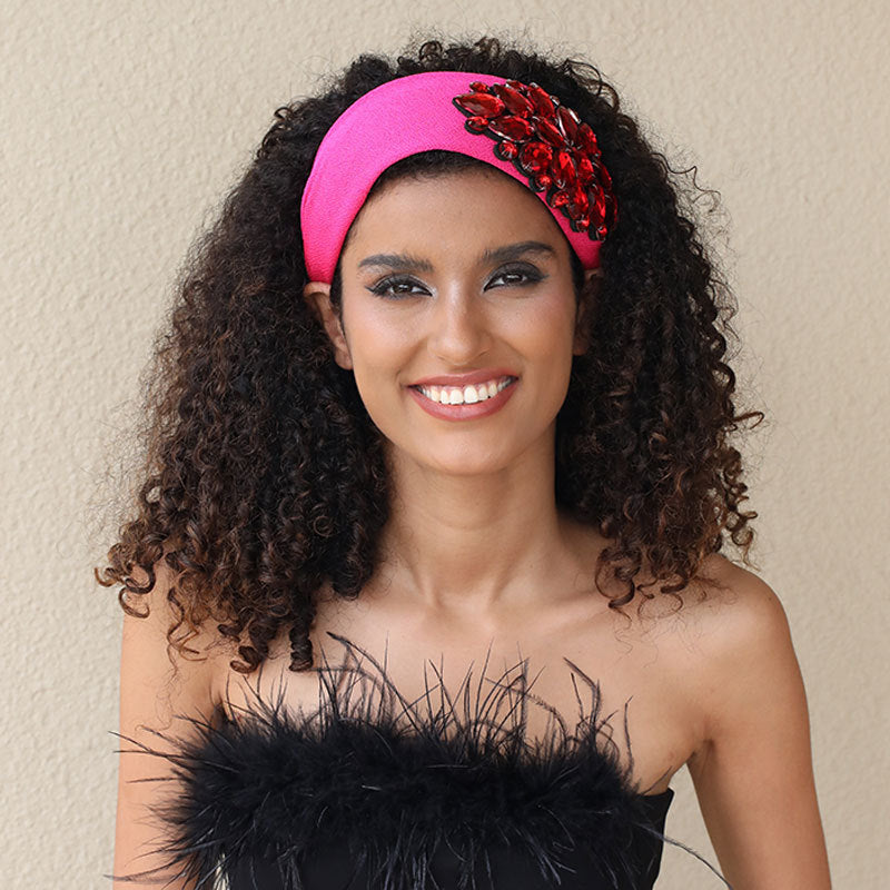 Design Solid Color Diamond-laid Headband Wide Edge Toothed Non-slip Face Wash Hair Band Headwear For Women