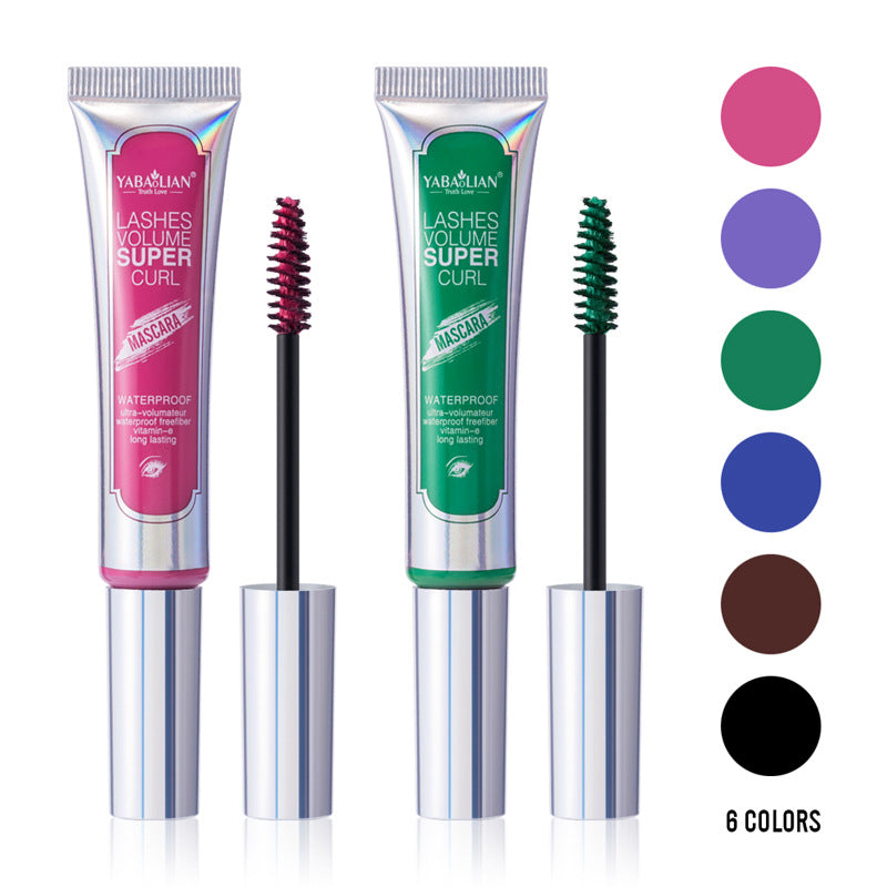 YABAOLIAN Thick Waterproof Long Curling Long Lasting Non Smudge Mascara