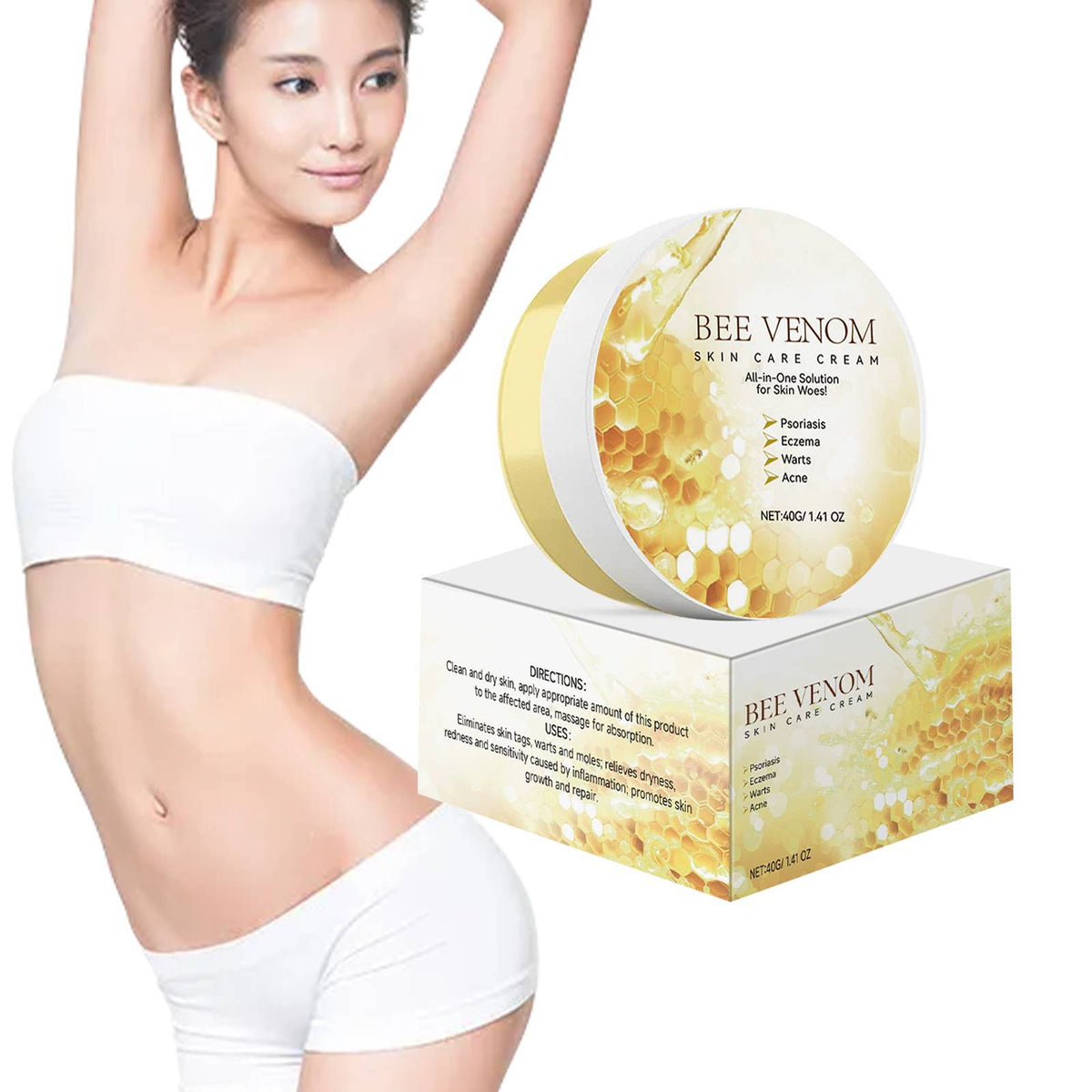 Bee Venom No Standard Bee Skin Neck Cream Clean