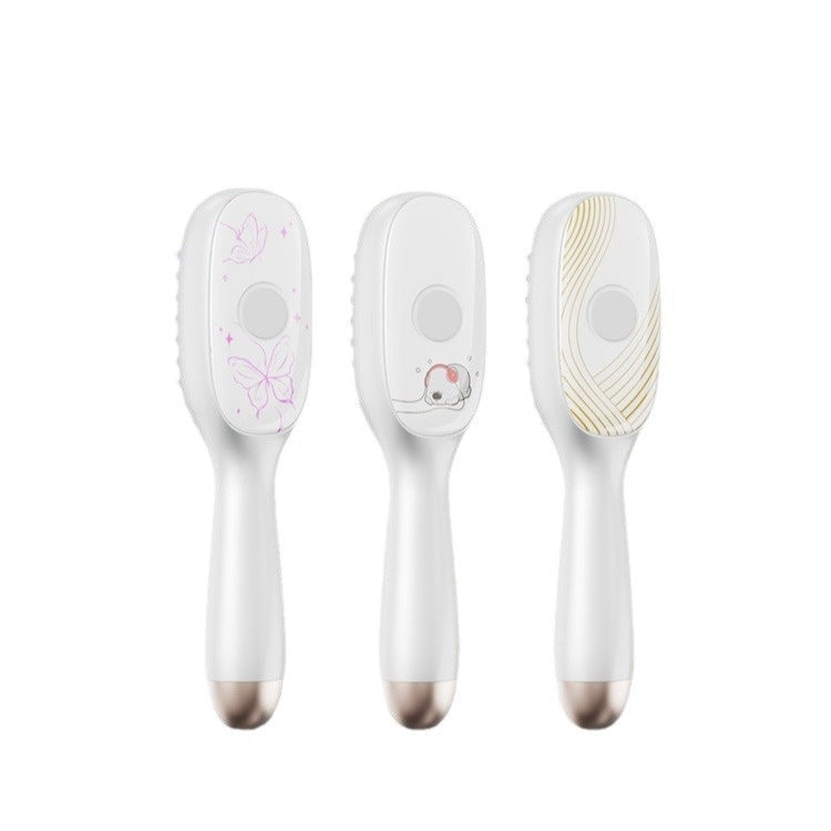 EMS Red Blue Light Physiotherapy Instrument Anti-off Hair Growth Device Electric Massage Comb Spray Comb