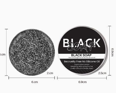 Yesolink Polygonum Multiflorum Black Sesame Bamboo Charcoal Shampoo Soap