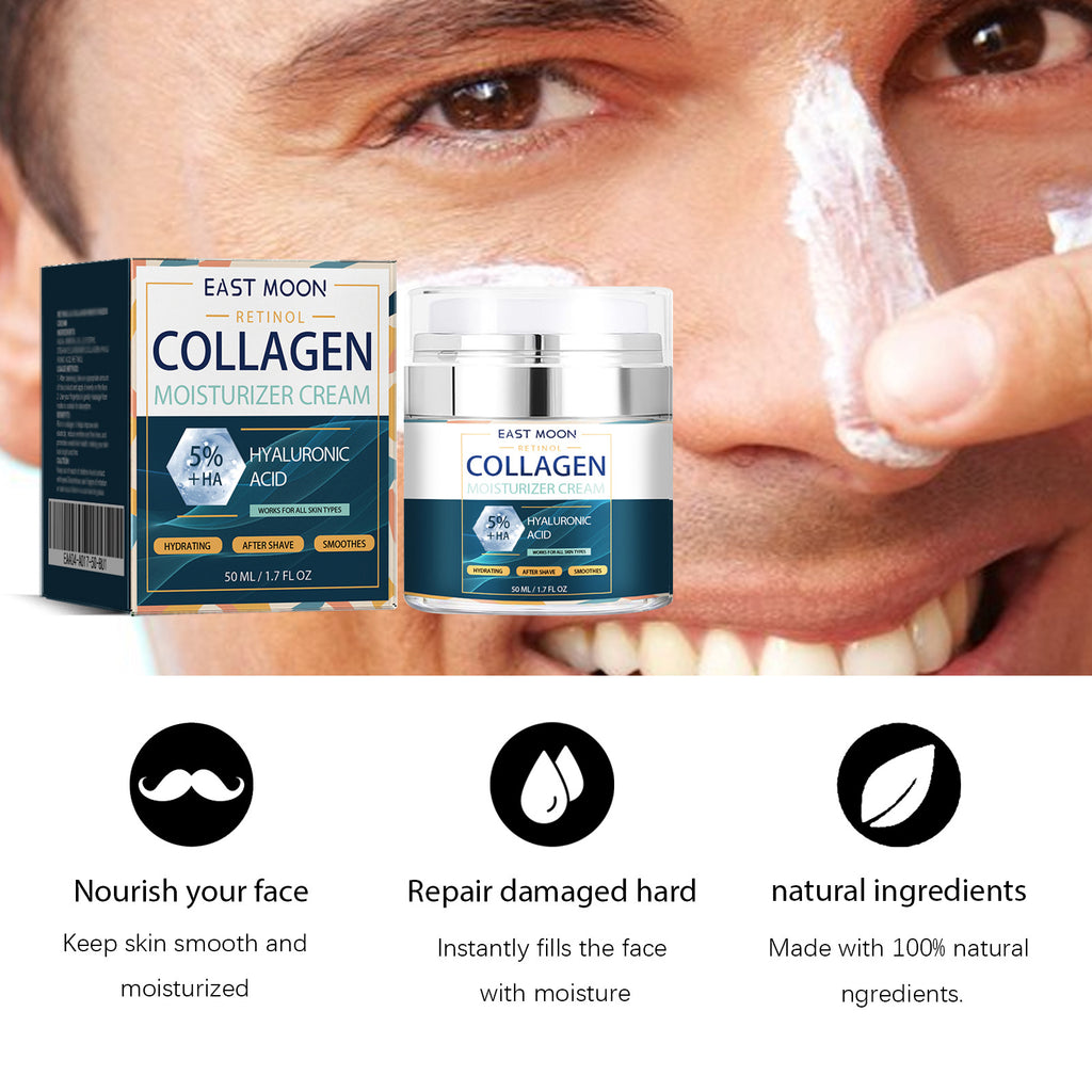 East Moon Men's Collagen Moisturizing Cream Hydrating