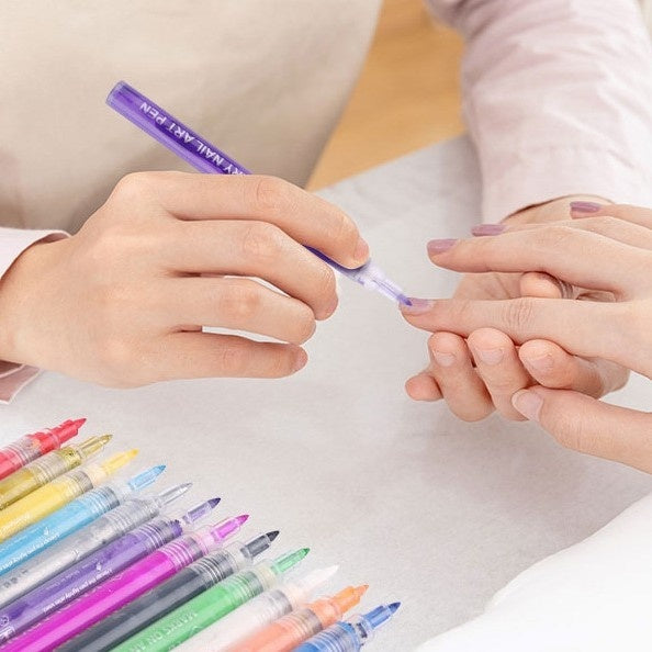 Doodle Nail Art Pen 12-color Liner t Brush Nail