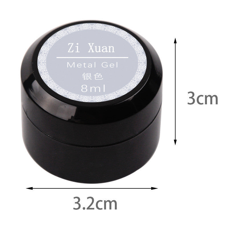 Zi Xuan Metalic Glue Japanese Nail Art UV Nail Polish
