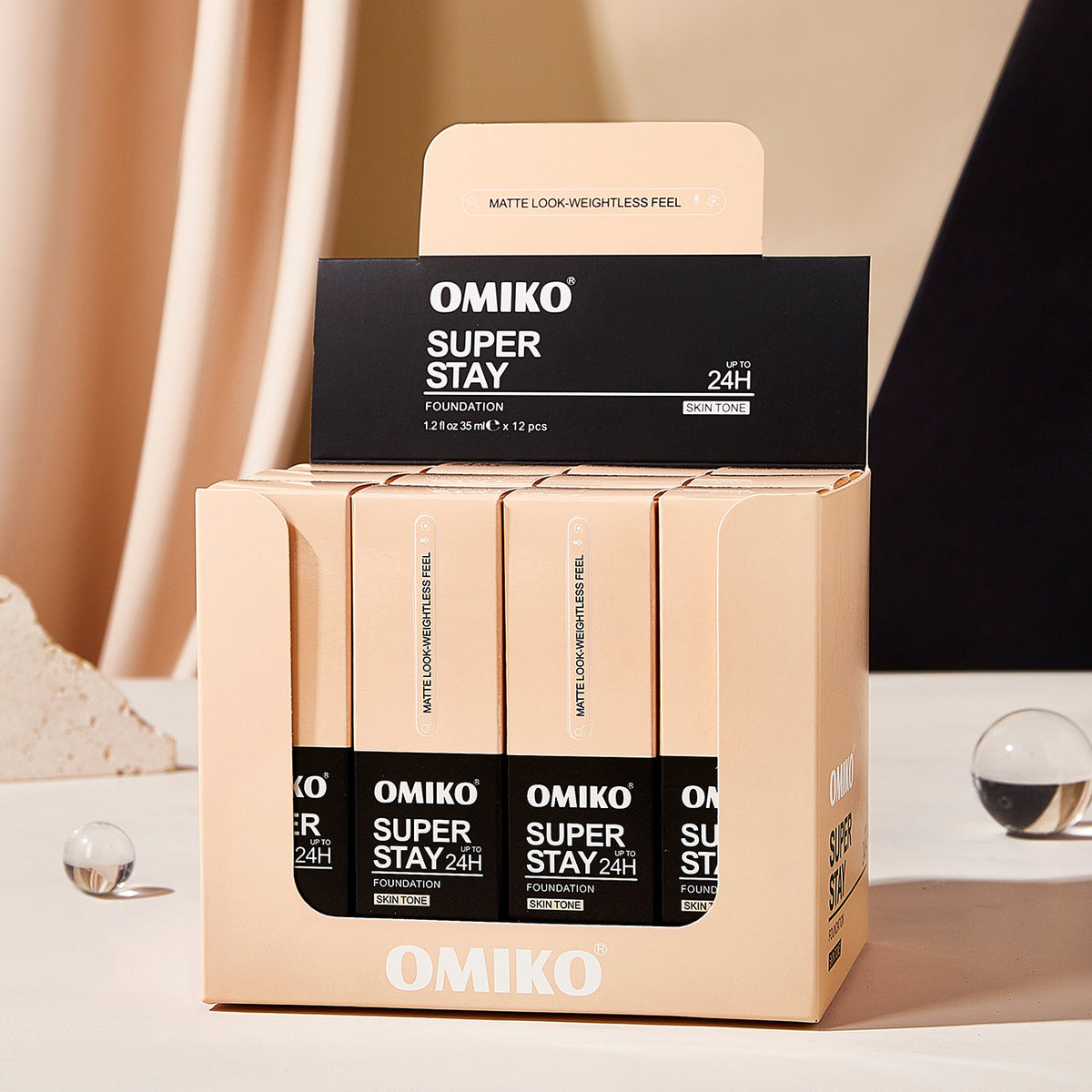 Omiko Smear-proof Makeup Liquid Foundation Concealer Nourishing Lady