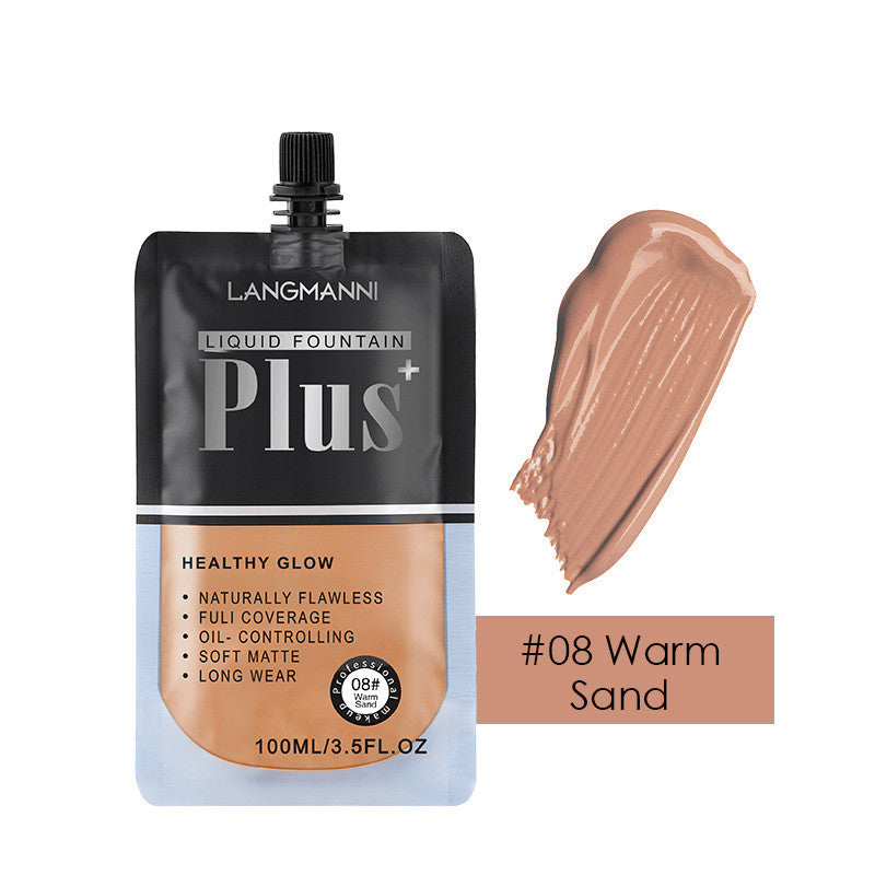 Langmanni Bag Liquid Foundation Oil Control Long-lasting Concealer And Brightening