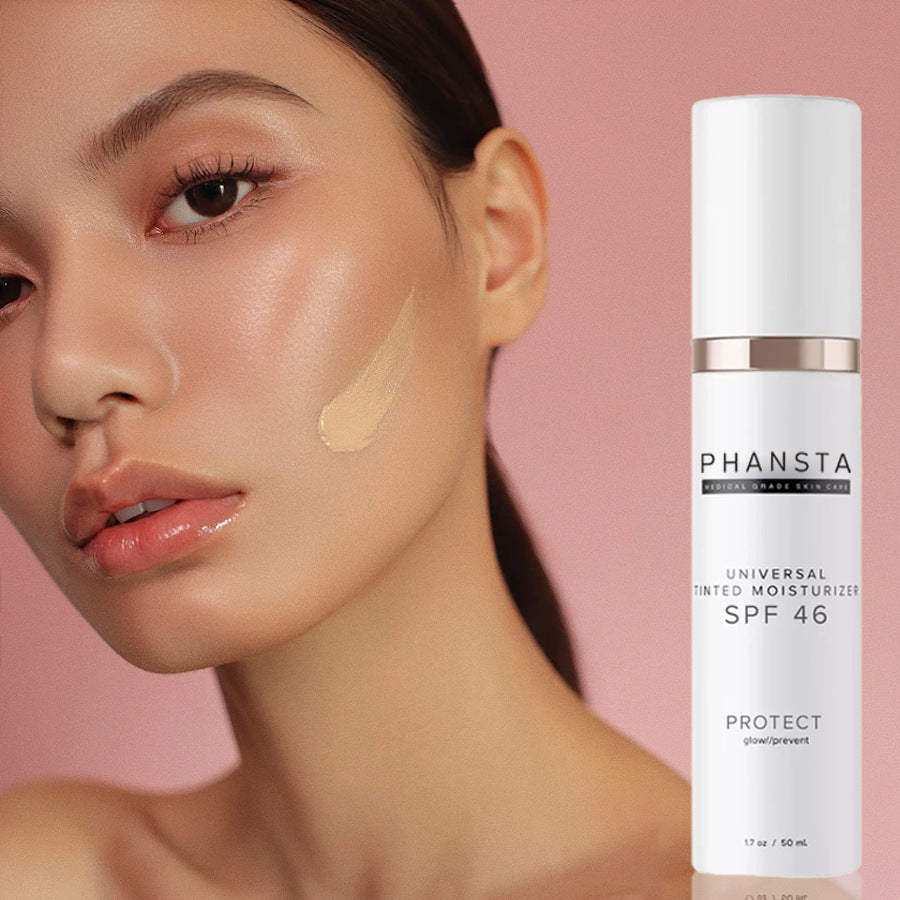 Phansta Anti-aging Moisturizing Cream One-piece Light Color Face Sunscreen
