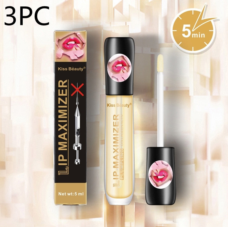 Kiss Beauty Transparent abundant lip oil moisturizes