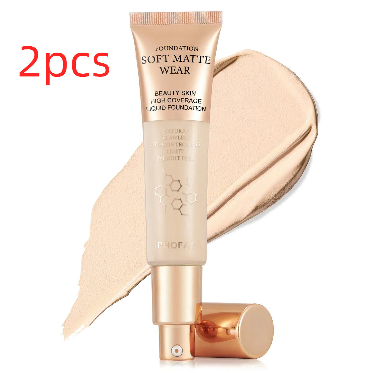 Phofay Long-lasting Concealer Foundation For Oily Skin That Doesn't Cake