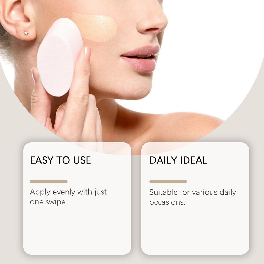 Ouhoe Women's Convenient Natural Concealing Foundation
