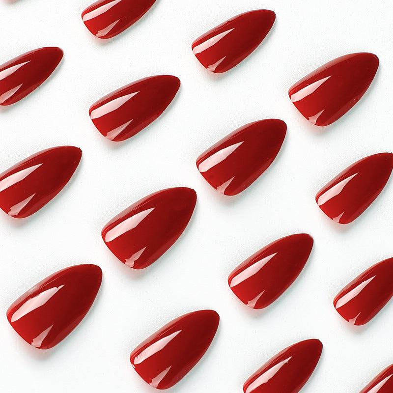 Wear Armor Mid-length Solid Color Nail Shaped Piece