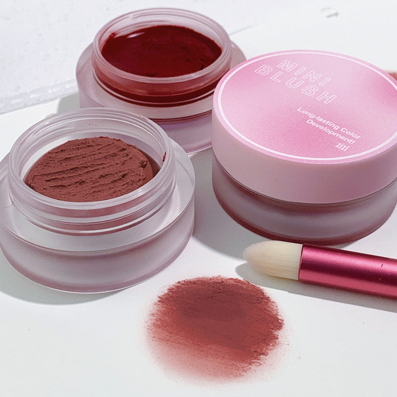 Mini Blush Palpitating Cheese Mist Sensation Jar Lip Slush With Soft Texture