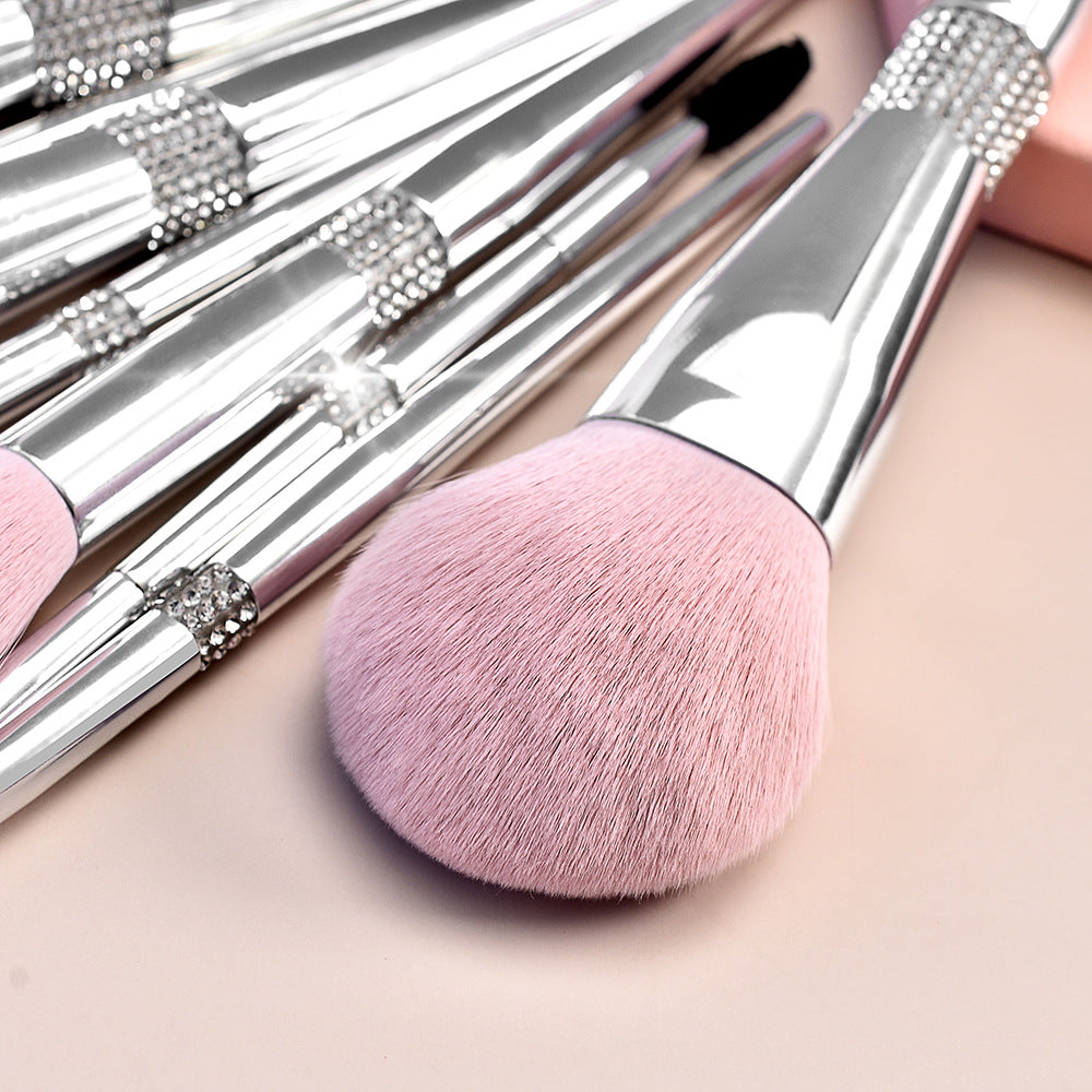 Your Logo Diamond Makeup Brush Soft Hair Eye Shadow Foundation Beauty Tools