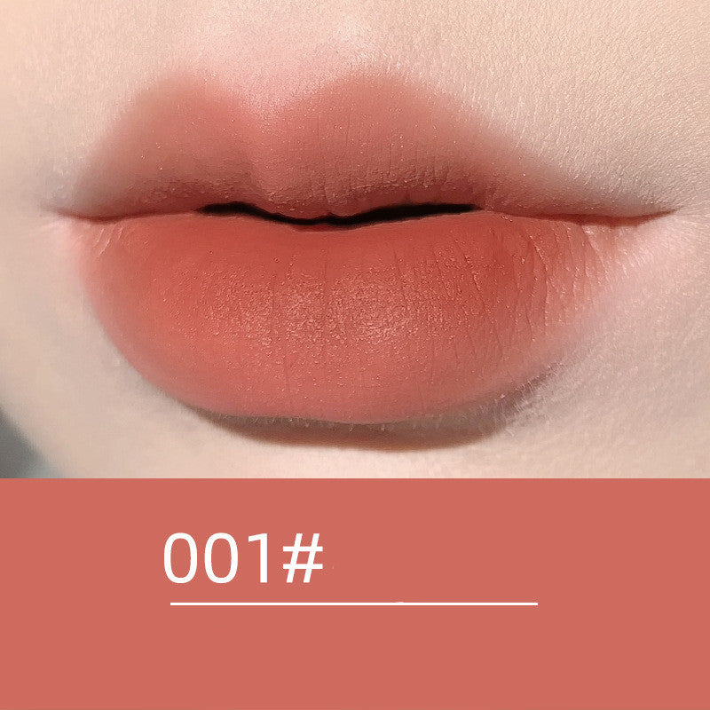 Minshzee Velvet Matte Lip Glaze Lipstick Waterproof Natural Long Lasting Not Easy To Discolor Nonstick Cup Makeup Cosmetic