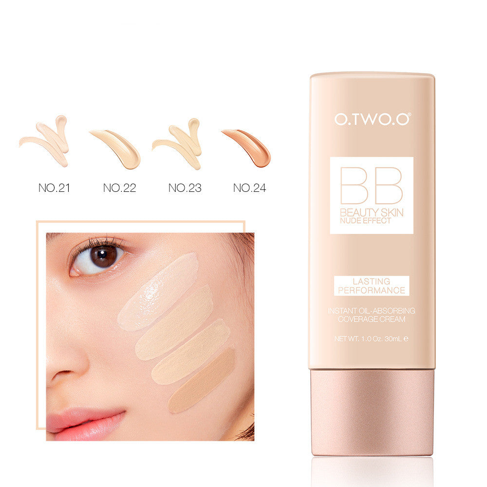 O.TWO.O Clear Hydrating Powder Bb Cream Waterproof Non-removal Foundation