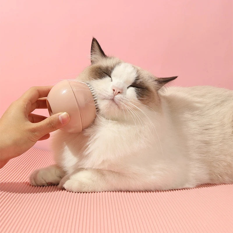 Dog Cat Bath Brush Pet Massage Brush Shampoo Dispenser Soft Silicone Brush Rubber Bristle For Dogs And Cats Shower Grooming