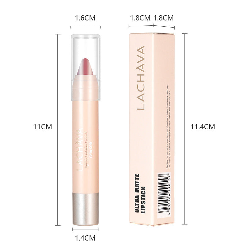 Lachava 8-color Matte Lipstick Pen Waterproof No Stain On Cup